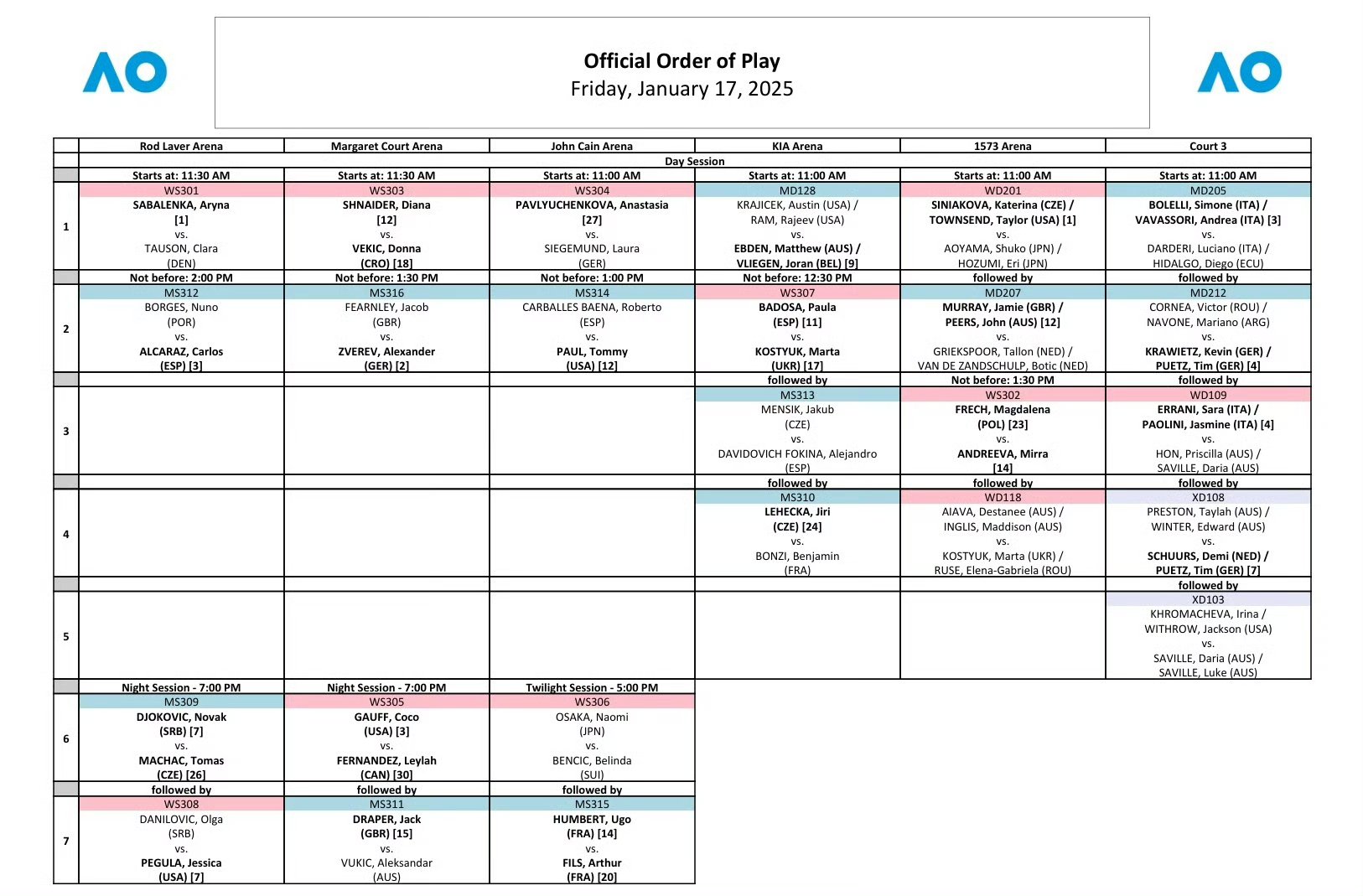 网球赛程公布,焦点大战一触即发 网球赛程公布,焦点大战一触即发
